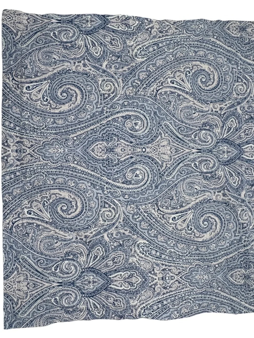 Ralph Lauren pillowcase blue paisley standard size 100% cotton vintage only 1